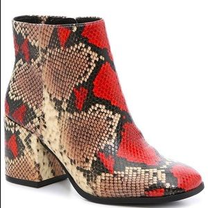 Mix No. 6 Snakeskin booties| Size: 8